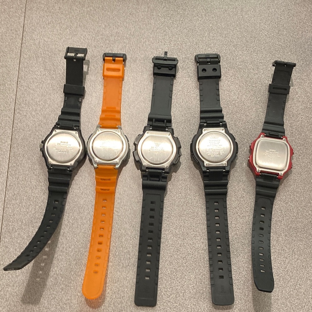 Instant Casio Collection, 5 watch lot, working batteries - Picture 6 of 15